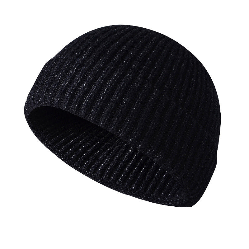Hat Men And Women'S Fashion Warm Knit Wool Hat Hip Hop Cold Hat Doba